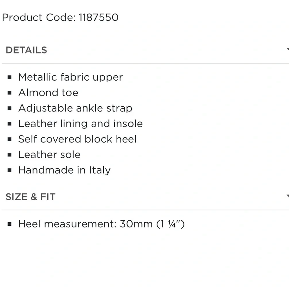 NWOT! MANOLO BLAHNIK Listony Gold Glitter Ankle Strap Pump, 30mm Heel - Size 37 - Picture 12 of 12